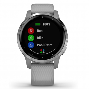 Smartwatch Garmin Vivo Active 4S, GPS, Wifi, Bluetooth, Gris