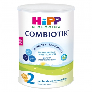 Leche infantil de continuación HiPP Combiotik 2 lata 800 g.