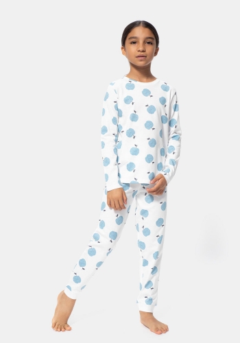 Pijama manga larga sostenible para Niña TEX