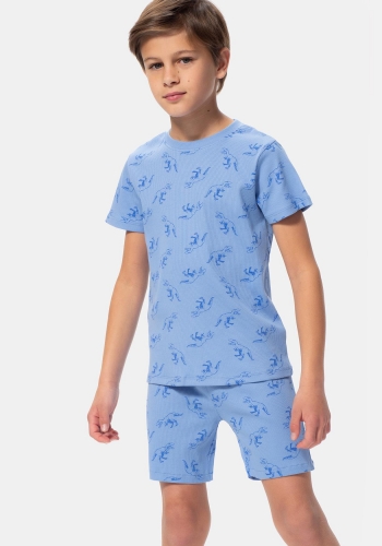 Pijama dos piezas manga corta estampado para Niño TEX