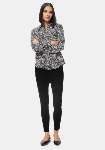 Camisa manga larga estampada sostenible para Mujer TEX
