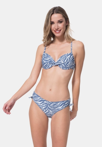 Sujetador de bikini con copa estampado de Mujer TEX