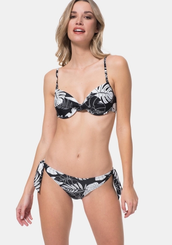 Braguita de bikini alta estampada de Mujer TEX