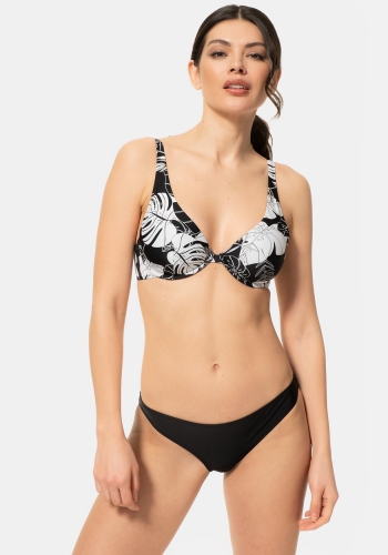Sujetador de bikini con aro estampado de Mujer TEX