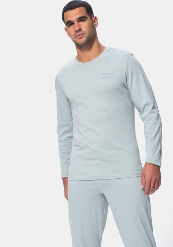 Pijama dos piezas cuello redondo sostenible de Hombre TEX