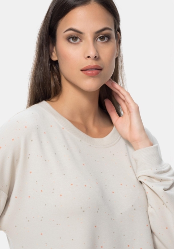 Camiseta de pijama manga larga para Mujer TEX