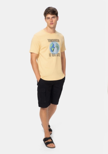 Camiseta manga corta estampada sostenible de Hombre TEX