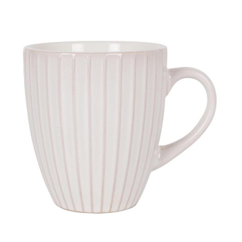 Taza de Gres 45 cl SANTA CLARA Baroña - Blanco