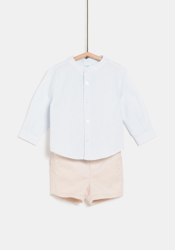 Conjunto camisa y pantalón para Bebé TEX