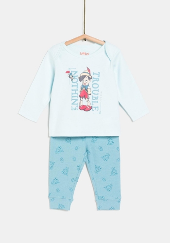Pijama 2 piezas estampado manga larga Unisex DISNEY