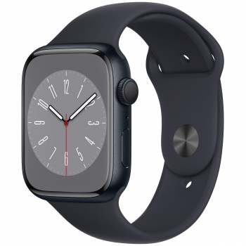 Apple Watch S8 GPS 41mm Caja de aluminio en Medianoche con Correa deportiva Medianoche 