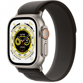 Apple Watch Ultra GPS + Cellular 49mm Caja de titanio con Correa Loop Trail Negro/Gris