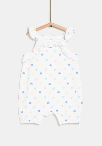 Pijama pelele sin mangas estampado de Bebé TEX