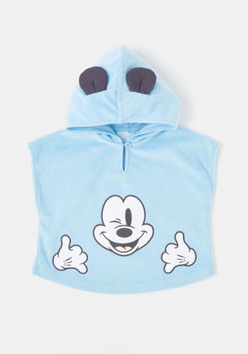 Capa de baño con capucha de Bebé Mickey Mouse de DISNEY