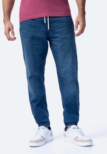 Pantalón joggers con bolsillos y elásticos de Hombre TEX