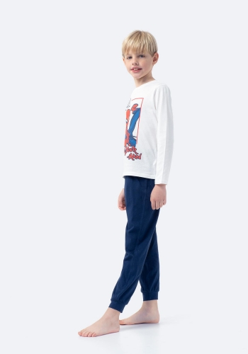 Pijama de dos piezas de manga larga de Niño de Spiderman de MARVEL