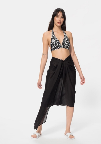 Falda de playa con lazo de Mujer TEX