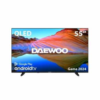 TV QLED 55" (139 cm) Daewoo 55DM62QA 4 K UHD, Smart TV