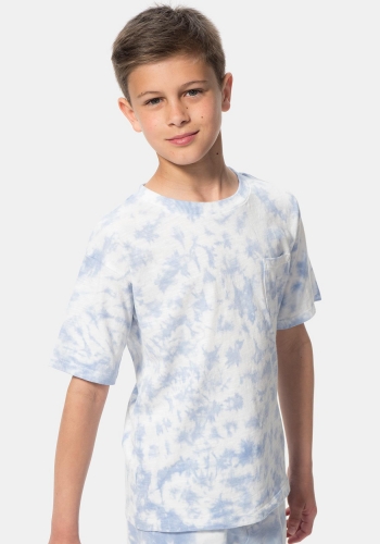 Camiseta manga corta estampado tie dye de Niño TEX