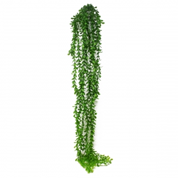 Colgante Suculenta 107 cm. Verde