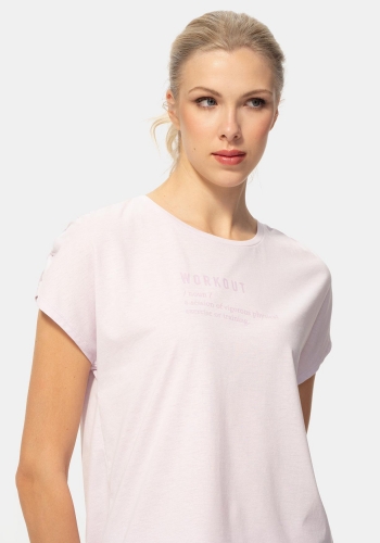 Camiseta deportiva con print delantero de Mujer TEX
