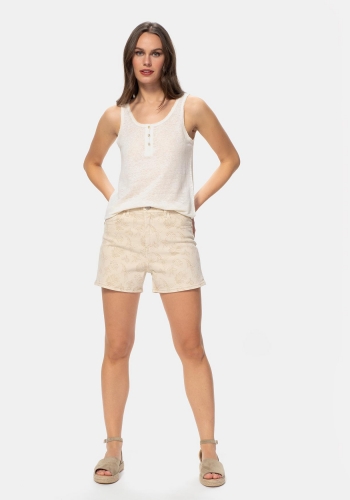 Pantalón corto de algodón sostenible de Mujer TEX