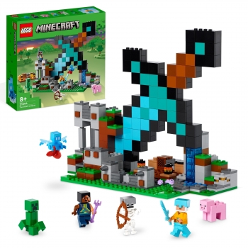 Lego Minecraft La Fortificación Espada +8 años - 21244
