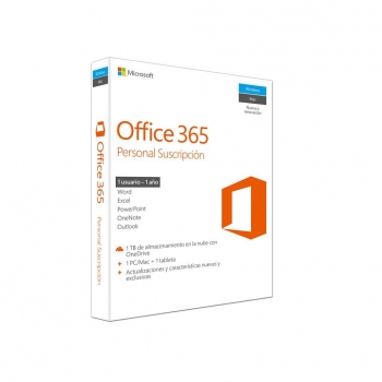 Software Ofimática Microsoft Office 365 Personal