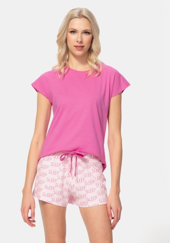Pijama dos piezas de algodón de Mujer TEX