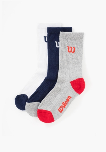 Pack de tres calcetines Unisex WILSON