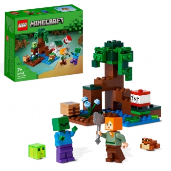 LEGO Minecraft - La Aventura en el Pantano + 7 años - 21240
