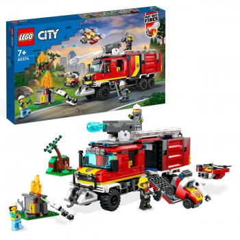 LEGO City - Unidad Móvil de Control de Incendios + 7 años - 60374