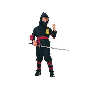Disfraz Ninja Negro para Niño Talla L