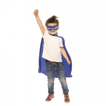 Set Superhero Blue talla Infantil 5 a 7 años