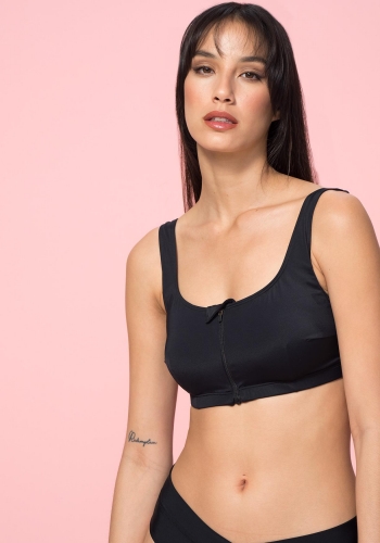 Top de bikini apto para mastectomía sostenible de Mujer TEX