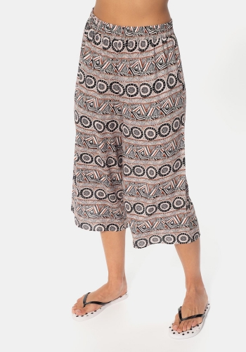 Pantalón con elástico capri sostenible de Mujer TEX