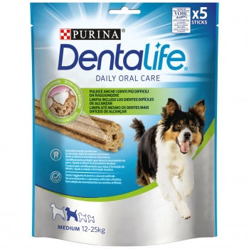 Snack dental para perro mediano Purina Dentalife 115 g