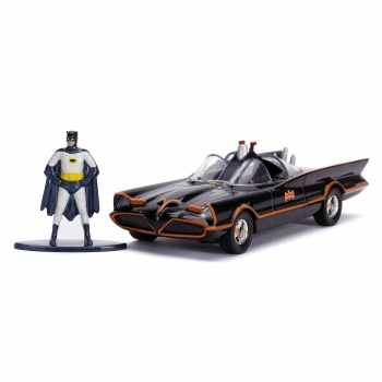 Batman - Coche Batmóvil Classic 1:32 de Metal con Figura Batman