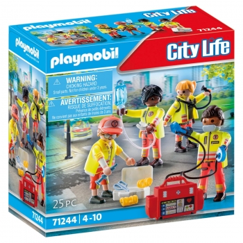 PLAYMOBIL Equipo de Rescate City Life +4 años - 71202