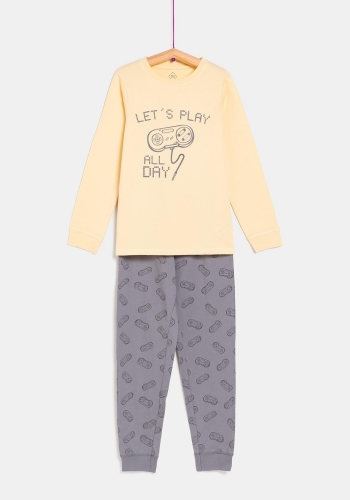 Pijama manga larga sostenible de Niño TEX