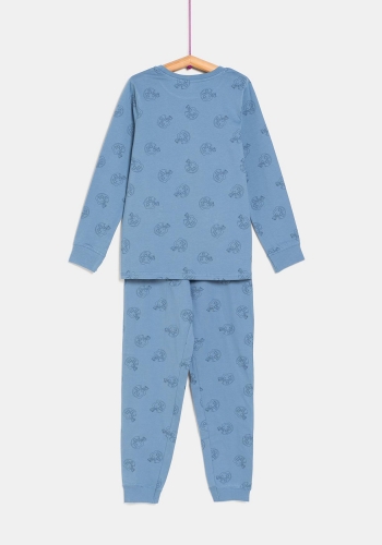 Pijama manga larga estampado sostenible de Niño TEX