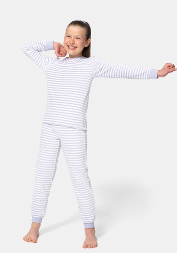 Pijama dos piezas aterciopelado estampado de Niña TEX