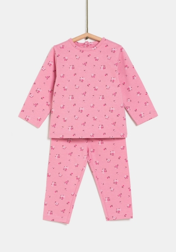 Pijama dos piezas manga larga sostenible de Bebé TEX