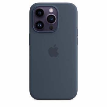 Funda de Silicona con MagSafe para iPhone 14 Pro - Azul