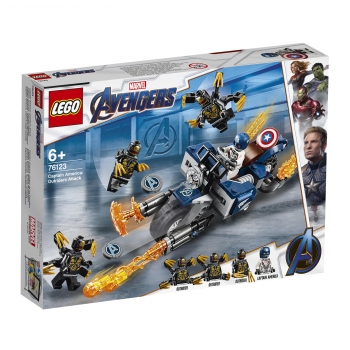 LEGO Super Heroes Ataque De Los Outriders: Capitan America +6 años