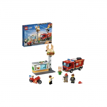 LEGO City Rescate Incendio Hamburguesería +5 Años - 60214