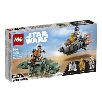 LEGO Star Wars Microfighters: Cápsula de Escape vs. Dewback +6 años - 75228