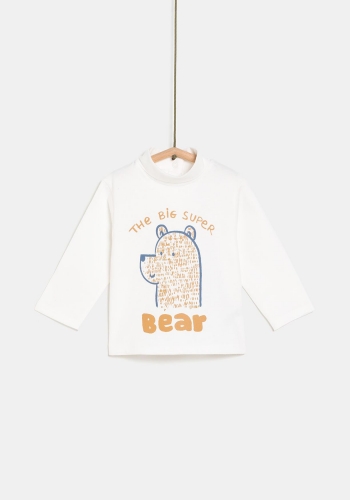 Camiseta manga larga estampada sostenible de Bebé TEX