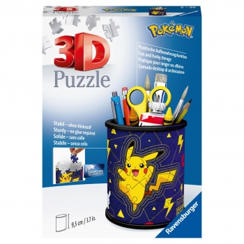 Pokémon Puzzle 3D Portalápices + 6 Años