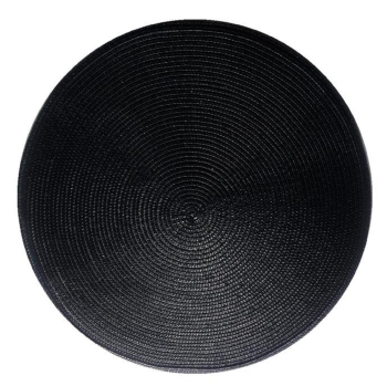 Salvamantel Redondo 38 cm - Negro